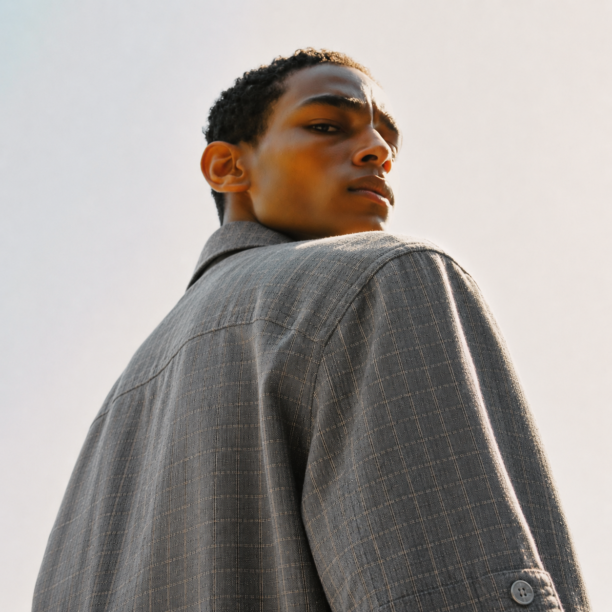WASHED COTTON SHIRT WITH POCKETS