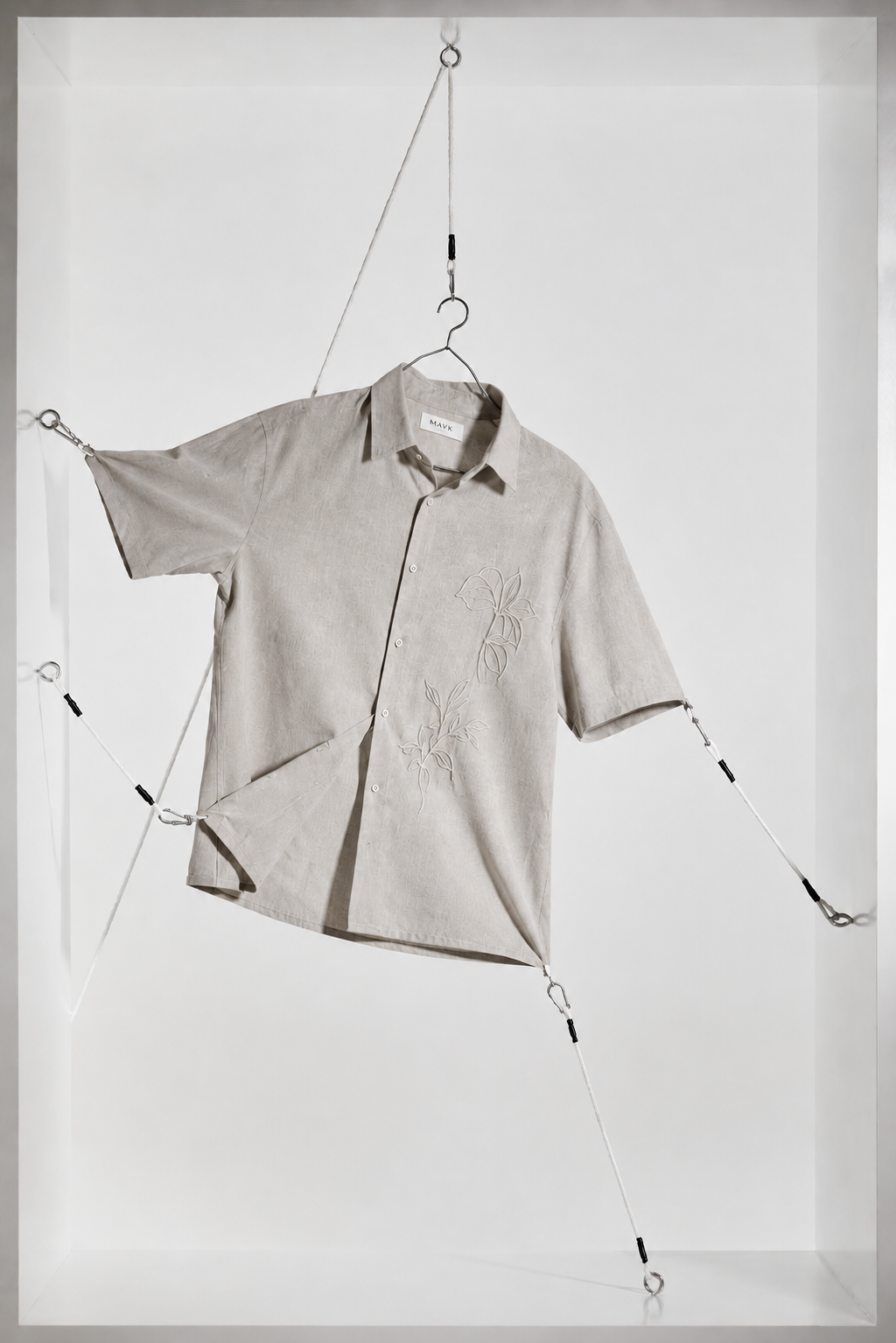 LINEN EMBROIDERY SHIRT