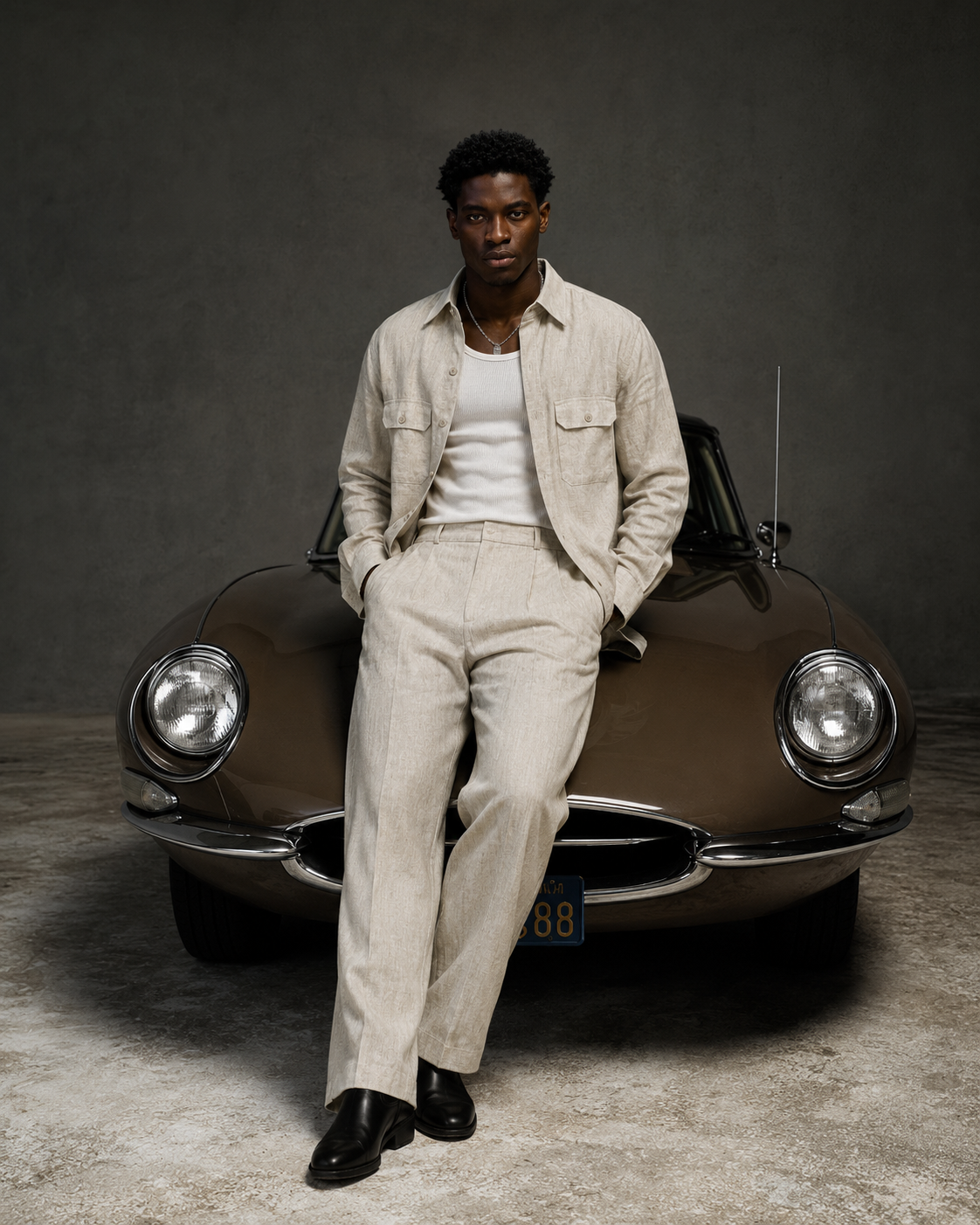 REGULAR FIT COTTON SHIRT WITH POCKETS