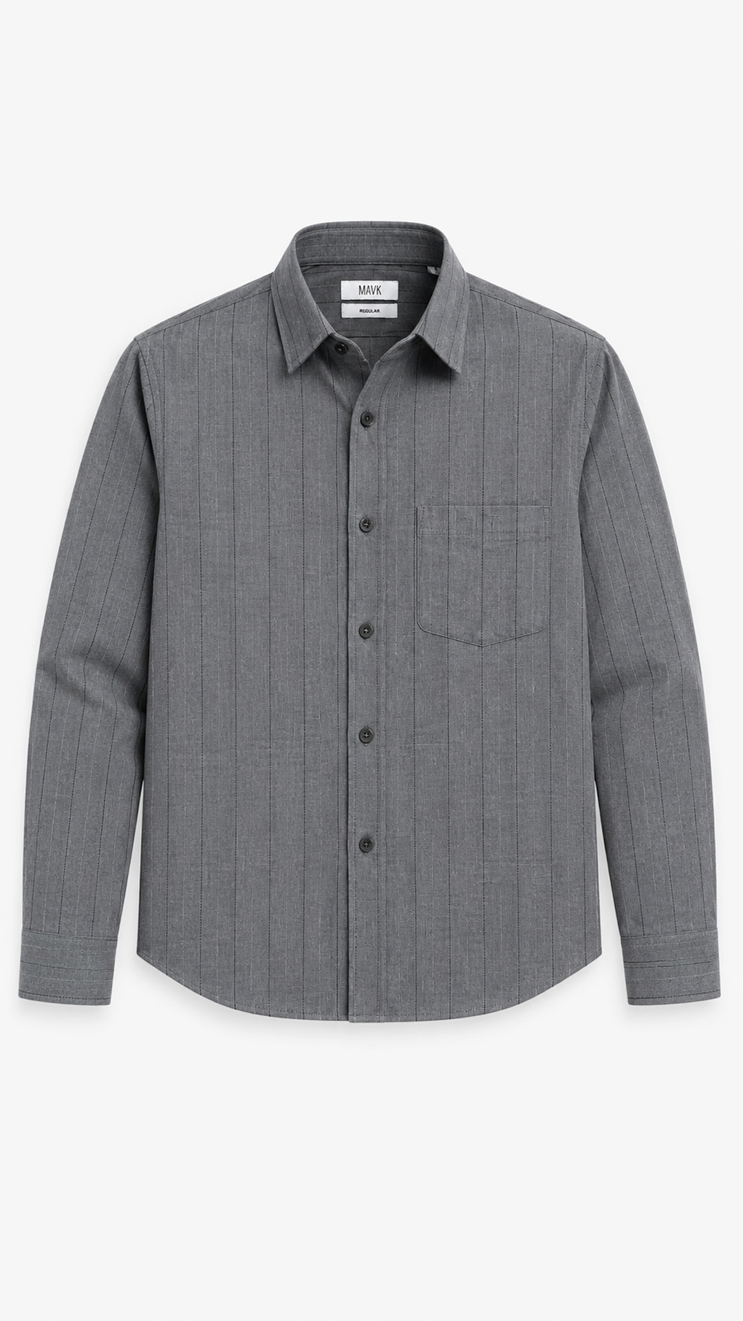 LINEN BLEND REGULAR FIT SHIRT view 4