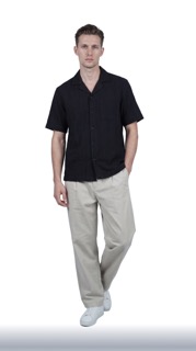 TEXTURED SHORT SLEEVE SHIRT view 4