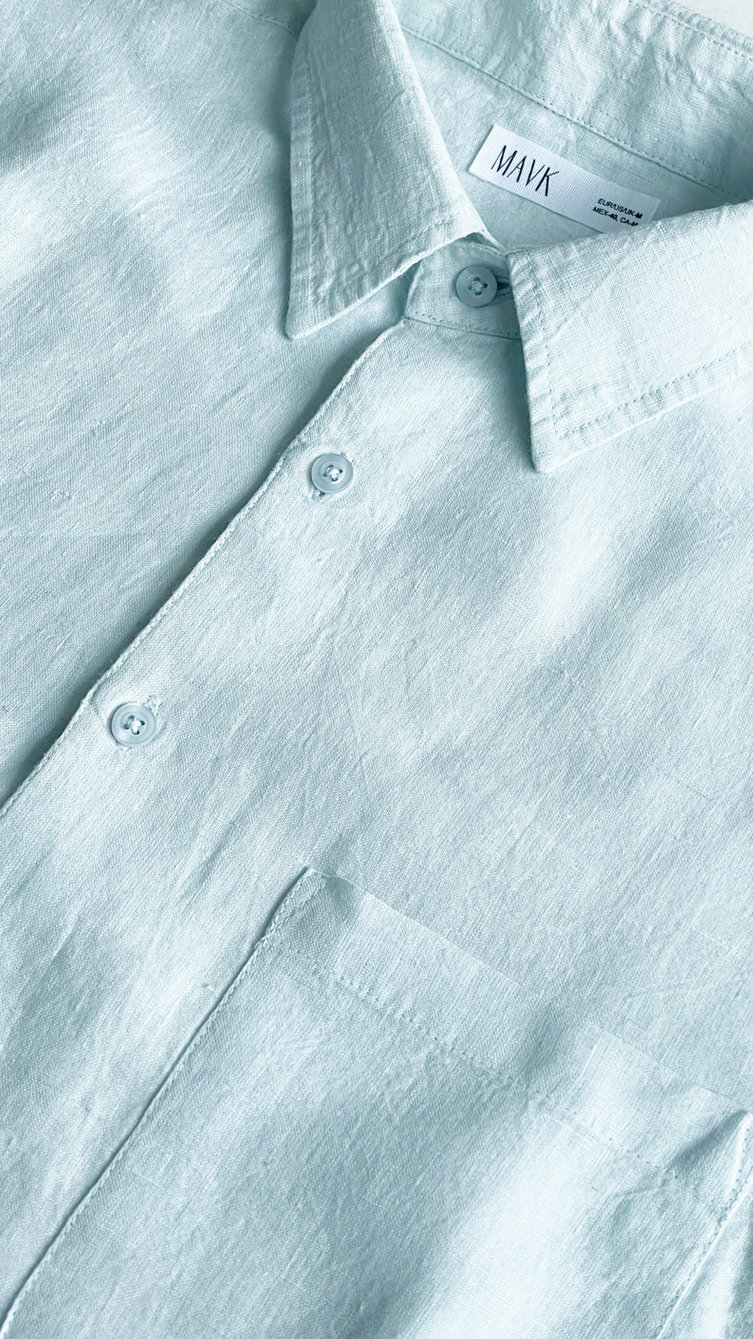 100% LINEN REGULAR FIT SHIRT view 6
