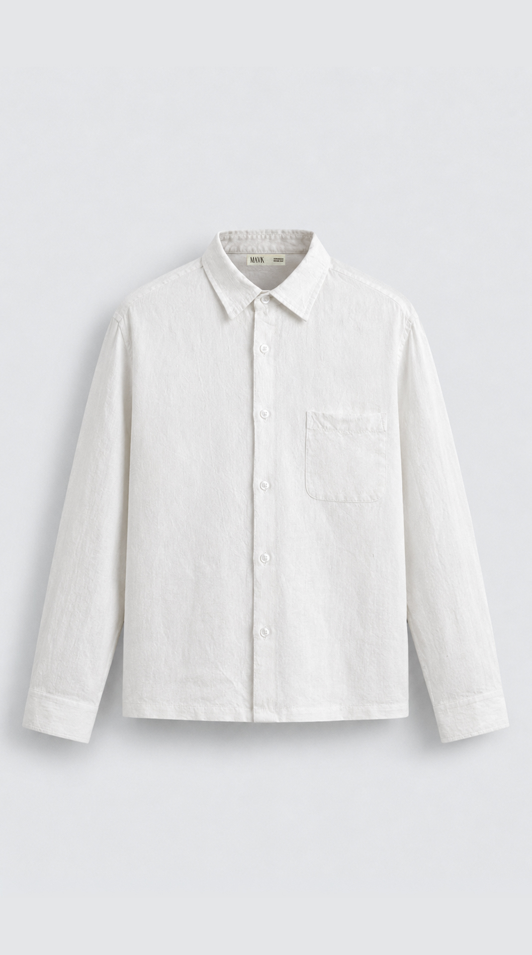 100% LINEN REGULAR FIT SHIRT view 7