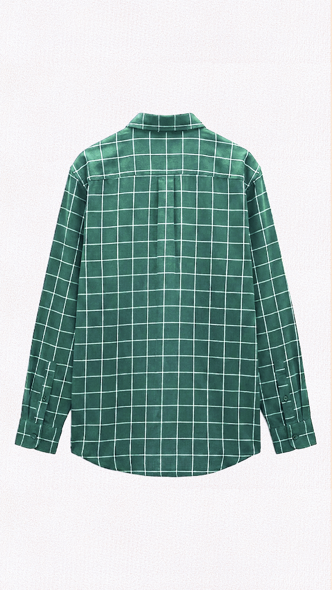 CHECKERED COTTON LINEN SHIRT view 4