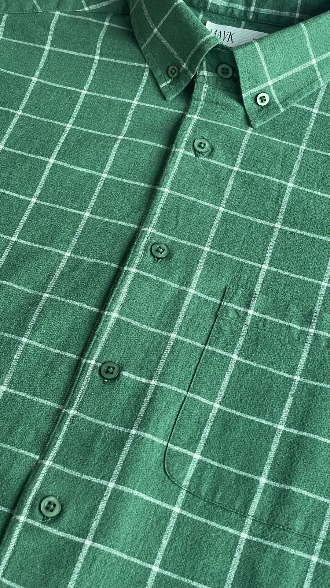 CHECKERED COTTON LINEN SHIRT view 8