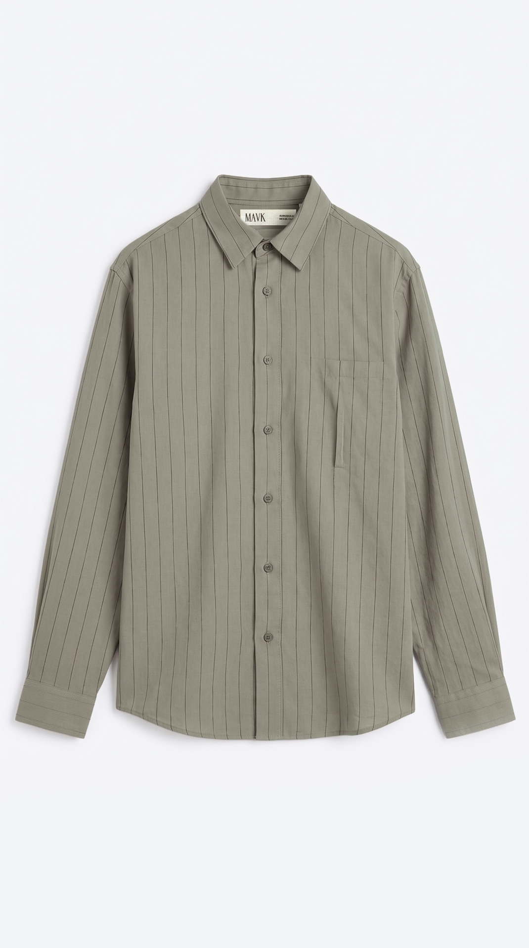 LINEN BLEND REGULAR FIT SHIRT view 7